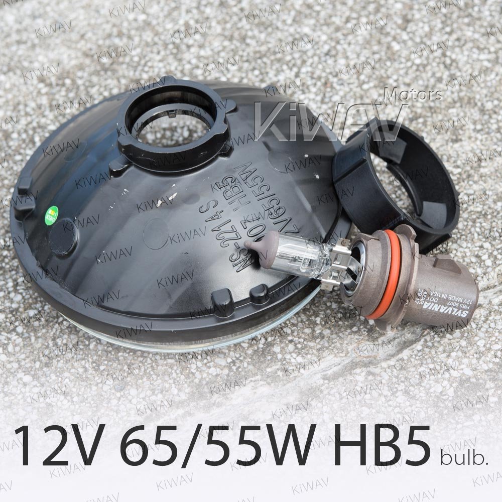 Amazon | KiWAV バイク部品 5-3/4インチ HB5 60/55W SAE認証 ヘッド